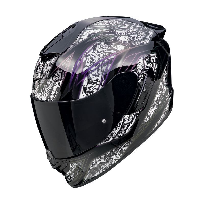 Casco SCORPION EXO-1400 EVO II Air Fantasy Black-White