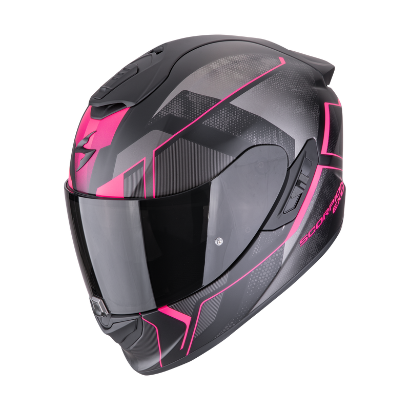 Casco SCORPION EXO-1400 EVO II Air Intensio Matt Black-Pink