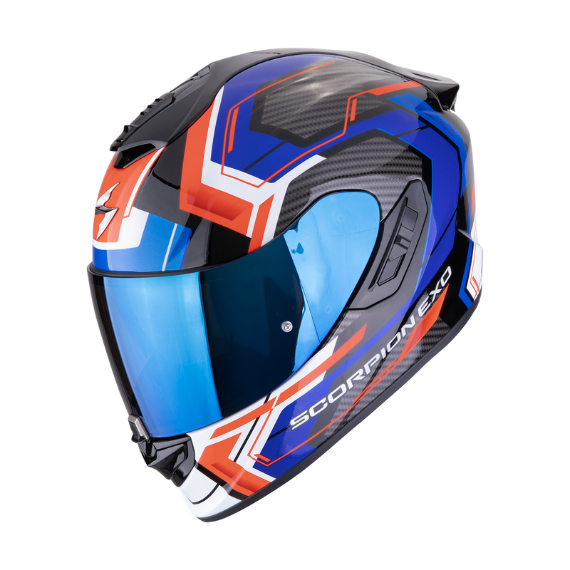 Casco SCORPION EXO-1400 EVO II Air Linart Black-Blue-Red