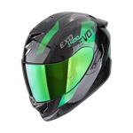 Casco SCORPION EXO-1400 EVO II Carbon Air Platted Black-Green