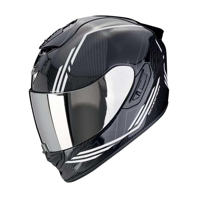 Casco SCORPION EXO-1400 EVO II Carbon Air Reika Black-White