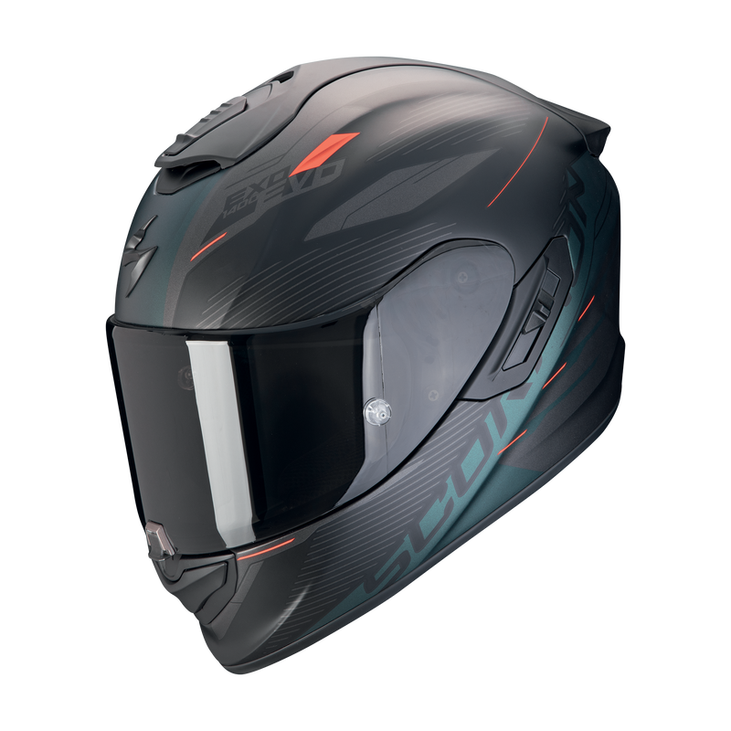 Casco SCORPION EXO-1400 EVO II Air Luma Matt Black-Green