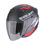 Casco SCORPION EXO-230 Band Matt Black-Red-Silver