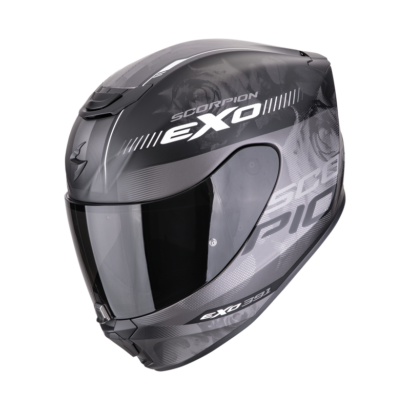 Casco SCORPION EXO-391 Ava Matt Black-Silver