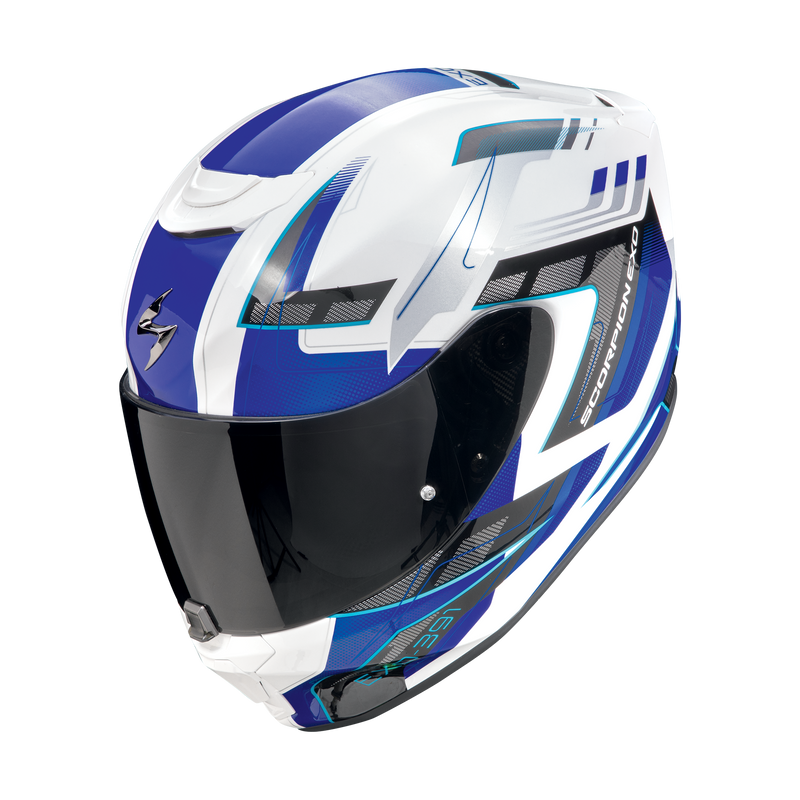 Casco SCORPION EXO-391 Captor White-Blue