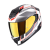 Casco SCORPION EXO-520 EVO Air Lena Matt White-Silver-Red