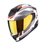 Casco SCORPION EXO-520 EVO Air Lena Matt White-Silver-Red