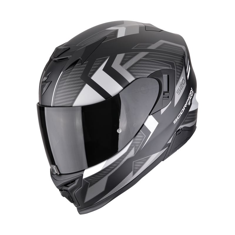 Casco SCORPION EXO-520 EVO Air Sensus Matt Black-Silver