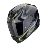 Casco SCORPION EXO-520 EVO Air Terra Black-Silver-Neon Yellow