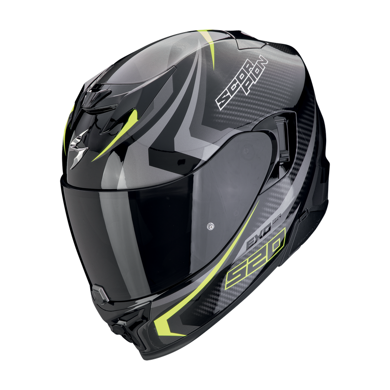 Casco SCORPION EXO-520 EVO Air Terra Black-Silver-Neon Yellow