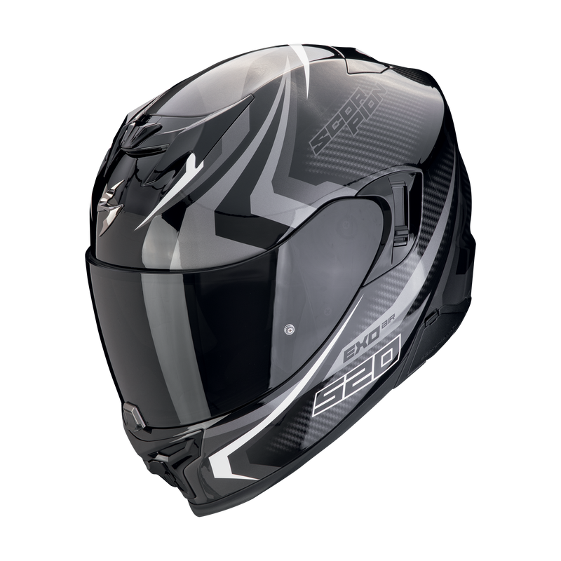 Casco SCORPION EXO-520 EVO Air Terra Black-Silver-White