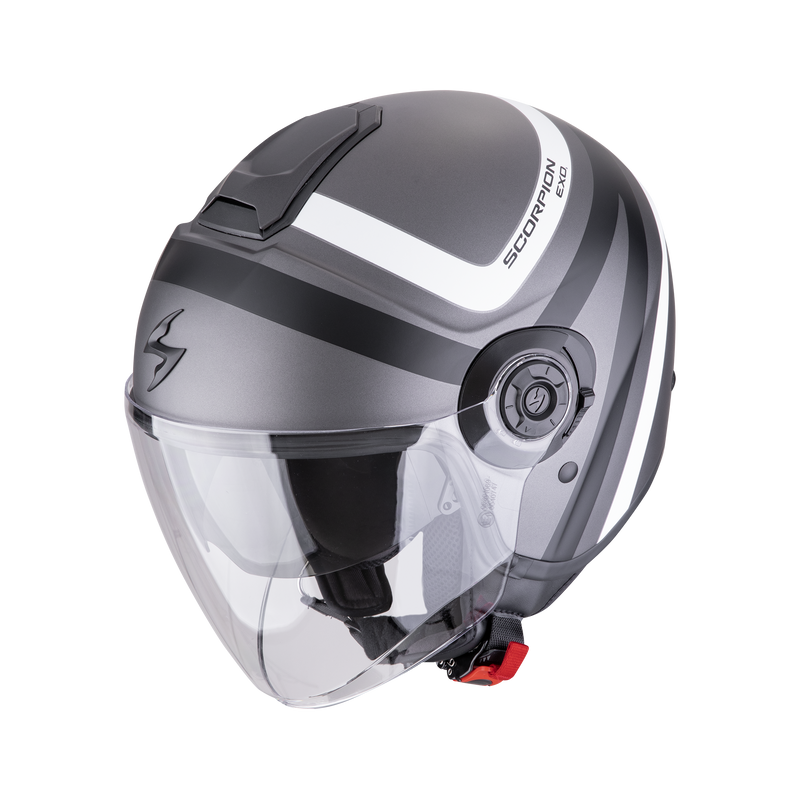 Casco SCORPION EXO-CITY II Riva Matt Silver-Black-White