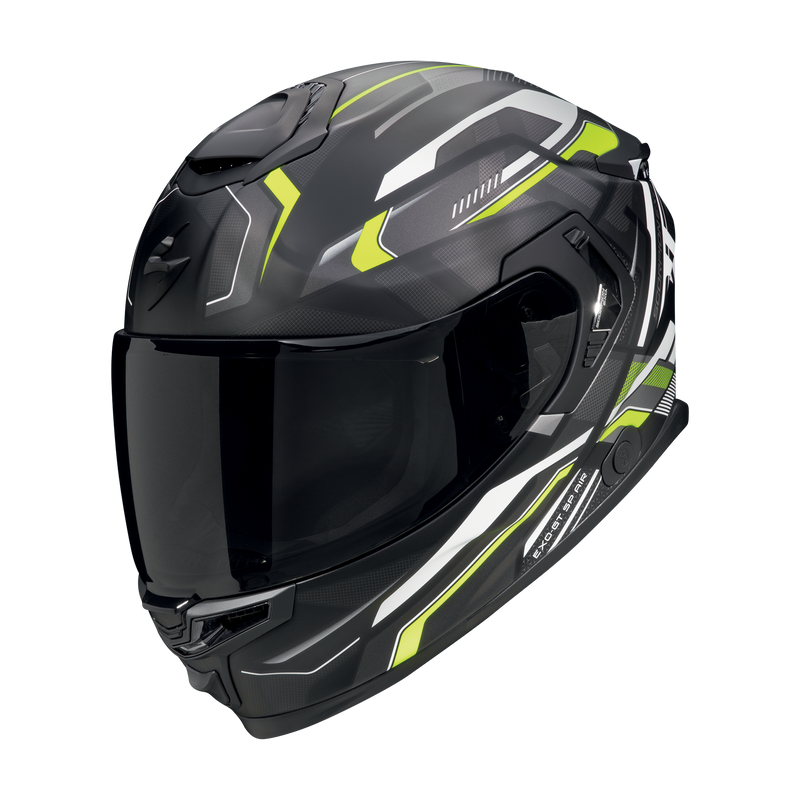 Casco SCORPION EXO-GT SP Air Augusta Matt Black-Grey-Neon Yellow