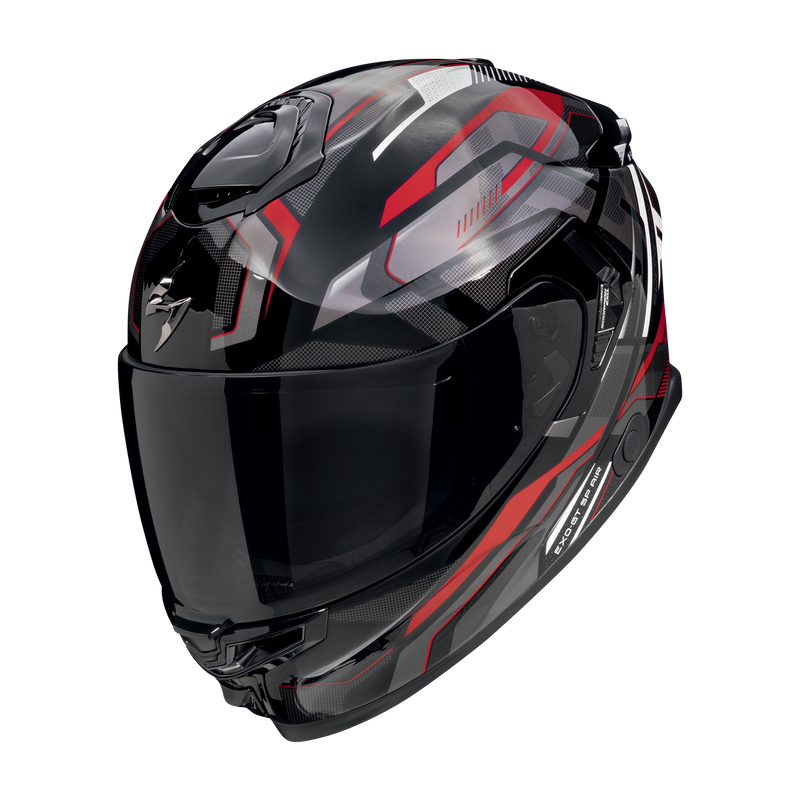 Casco SCORPION EXO-GT SP Air Augusta Black-Grey-Red