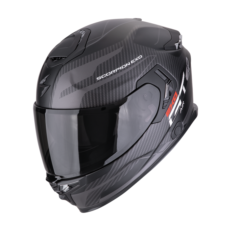 Casco SCORPION EXO-GT SP Air Flex Matt Black-Silver