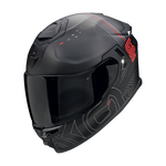 Casco SCORPION EXO-GT SP Air Techlane Matt Black-Grey-Red