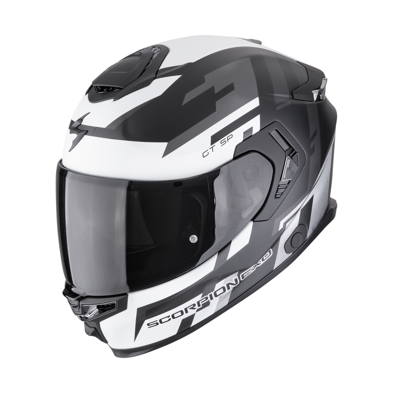 Casco SCORPION EXO-GT SP Air Tornado Matt Black-Silver