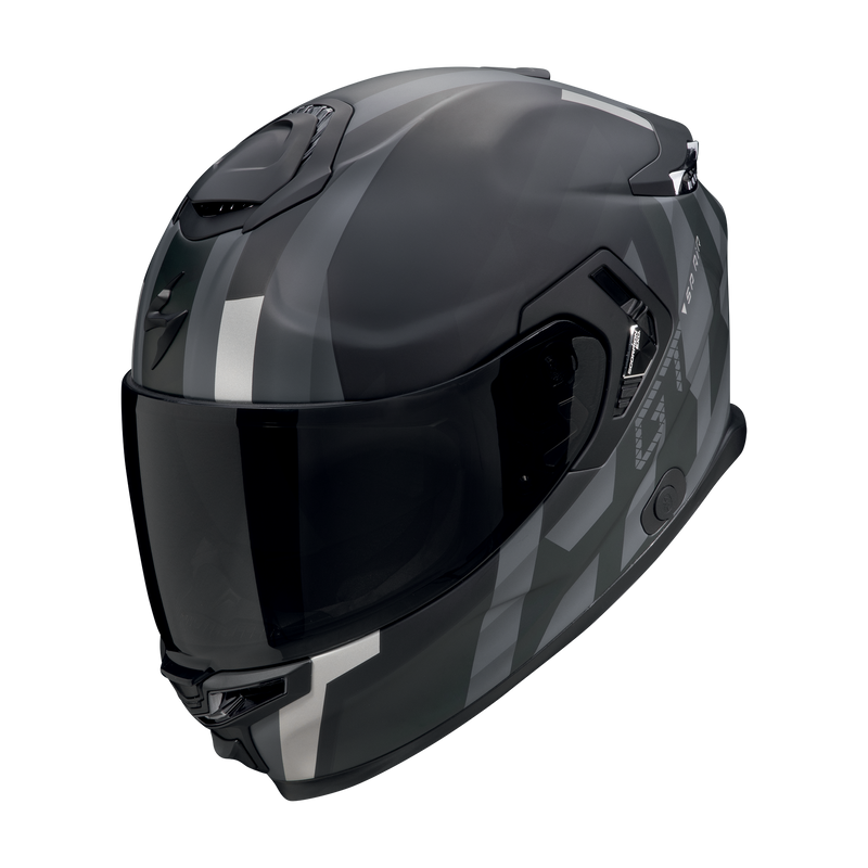 Casco SCORPION EXO-GT SP Air Touradven Matt Black-Silver