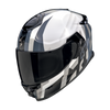 Casco SCORPION EXO-GT SP Air Touradven Pearl White-Silver