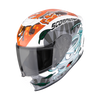 Casco SCORPION EXO-JNR Air THE4ELEMENTS White-Blue-Orange