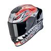 Casco SCORPION EXO-R1 EVO Air Zaccone Replica Silver-Black-Red