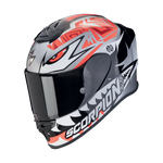 Casco SCORPION EXO-R1 EVO Air Zaccone Replica Silver-Black-Red