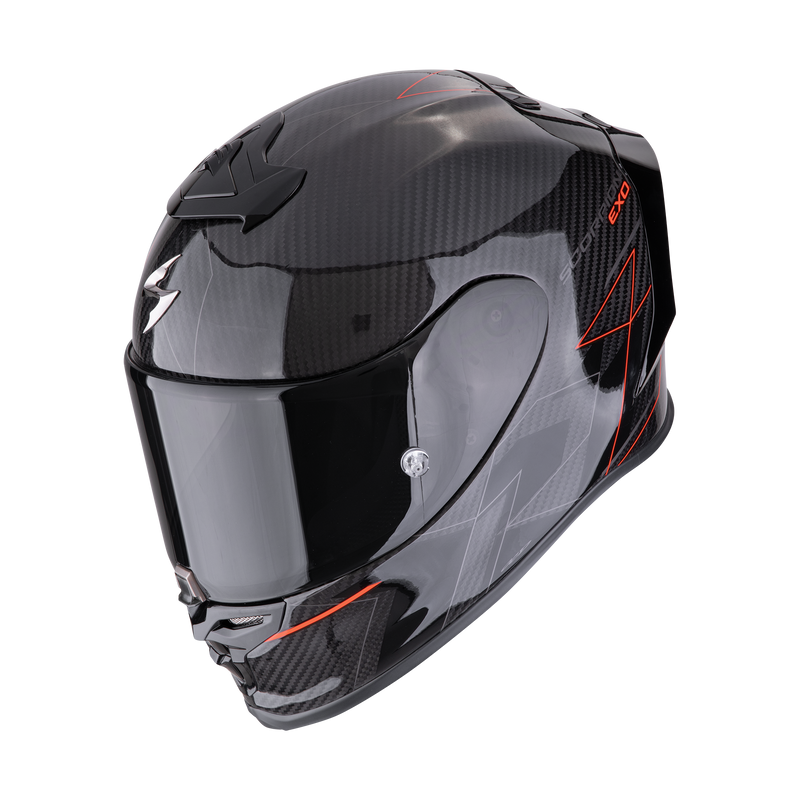 Casco SCORPION EXO-R1 EVO Carbon Air Cynergy Black-Red