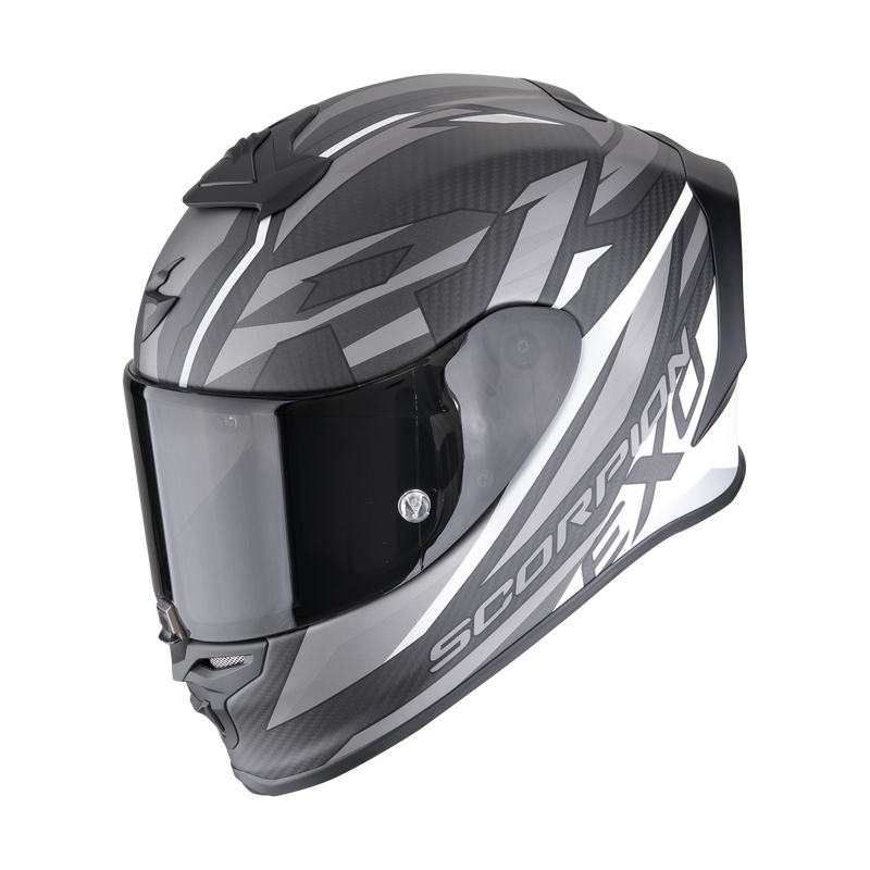 Casco SCORPION EXO-R1 EVO Carbon Air Runner Matt Black-White