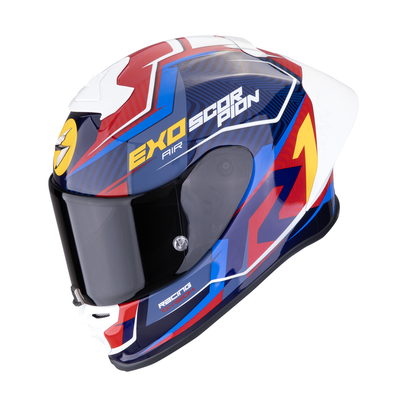 Casco SCORPION EXO-R1 EVO II Air Coup Black-Red-Yellow