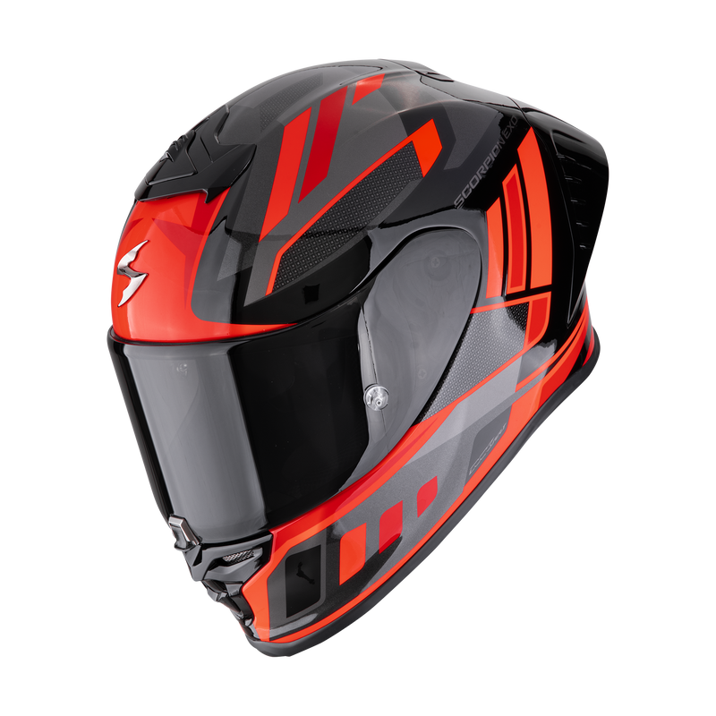 Casco SCORPION EXO-R1 EVO II Air Vital Black-Silver-Red