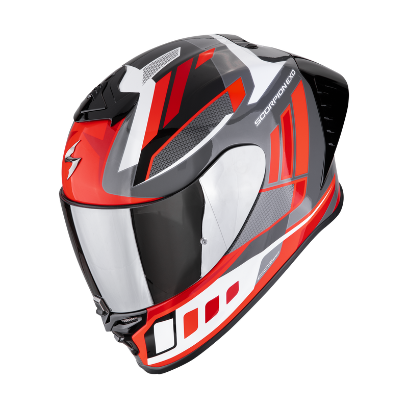 Casco SCORPION EXO-R1 EVO II Air Vital Grey-White-Red