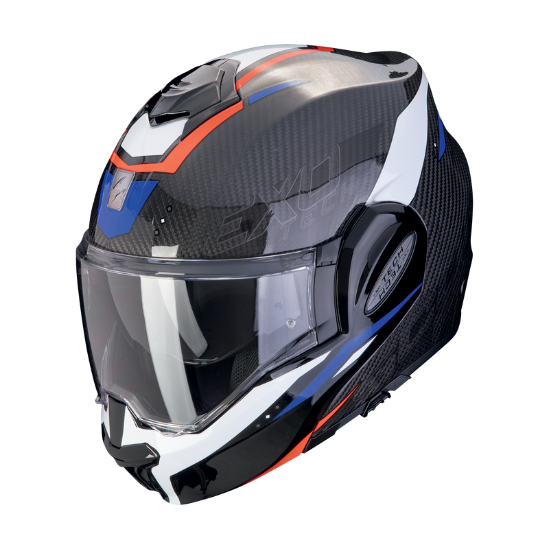 Casco SCORPION EXO-TECH EVO Carbon Rover Black-Red-Blue