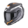 Casco SCORPION EXO-TECH EVO Carbon Cosy Matt Black-Orange