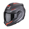 Casco SCORPION EXO-TECH EVO Carbon Cosy Matt Black-Red