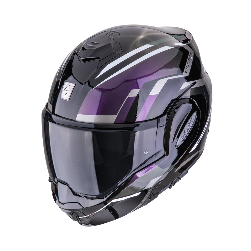 Casco SCORPION EXO-TECH EVO Furio Black-Chameleon