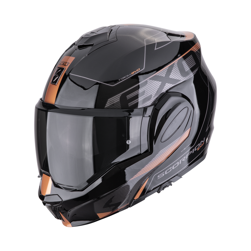 Casco SCORPION EXO-TECH EVO Traveller Black-Copper