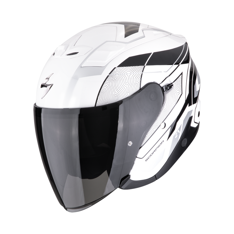 Casco SCORPION EXO-Z1 Vue White-Black-Silver