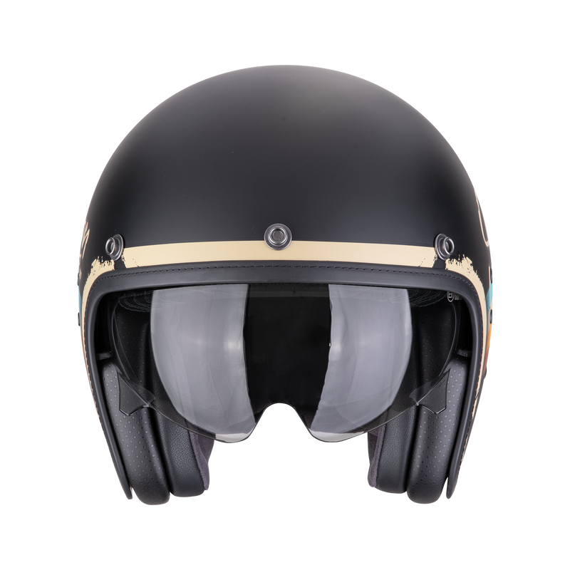 Casco SCORPION BELFAST EVO Adonis Matt Black-Beige