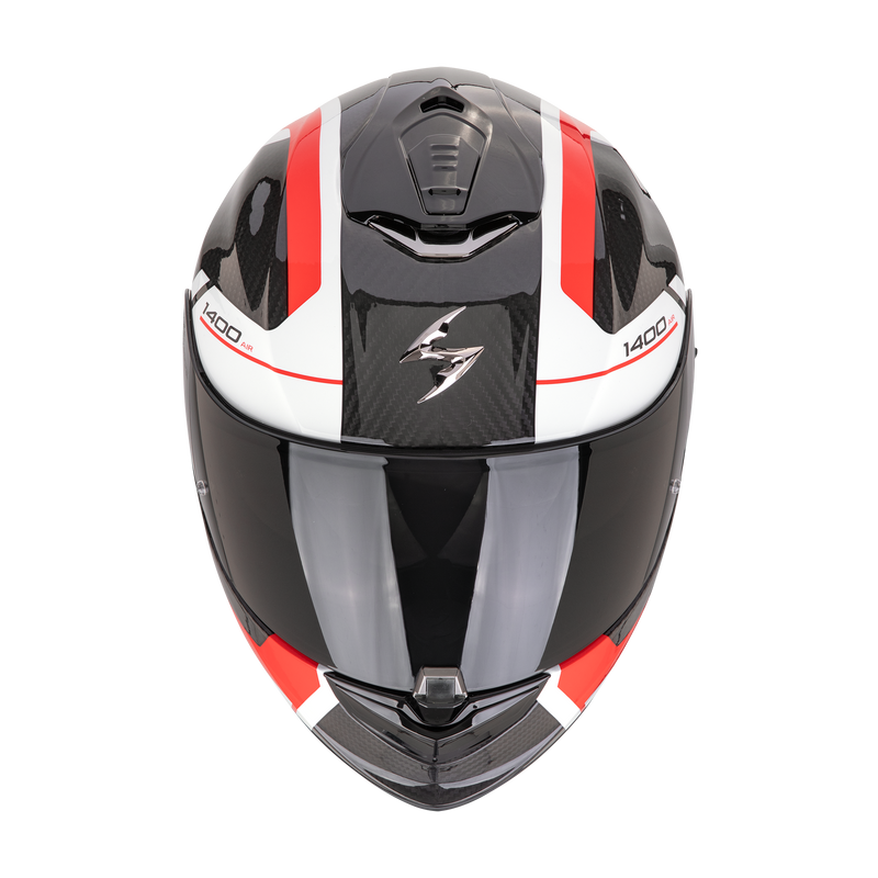 Casco SCORPION EXO-1400 EVO II Carbon Air Enko Black-Red-White