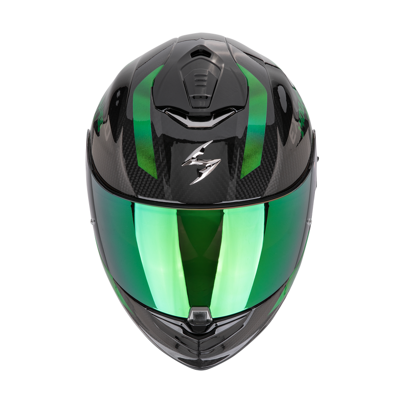 Casco SCORPION EXO-1400 EVO II Carbon Air Platted Black-Green