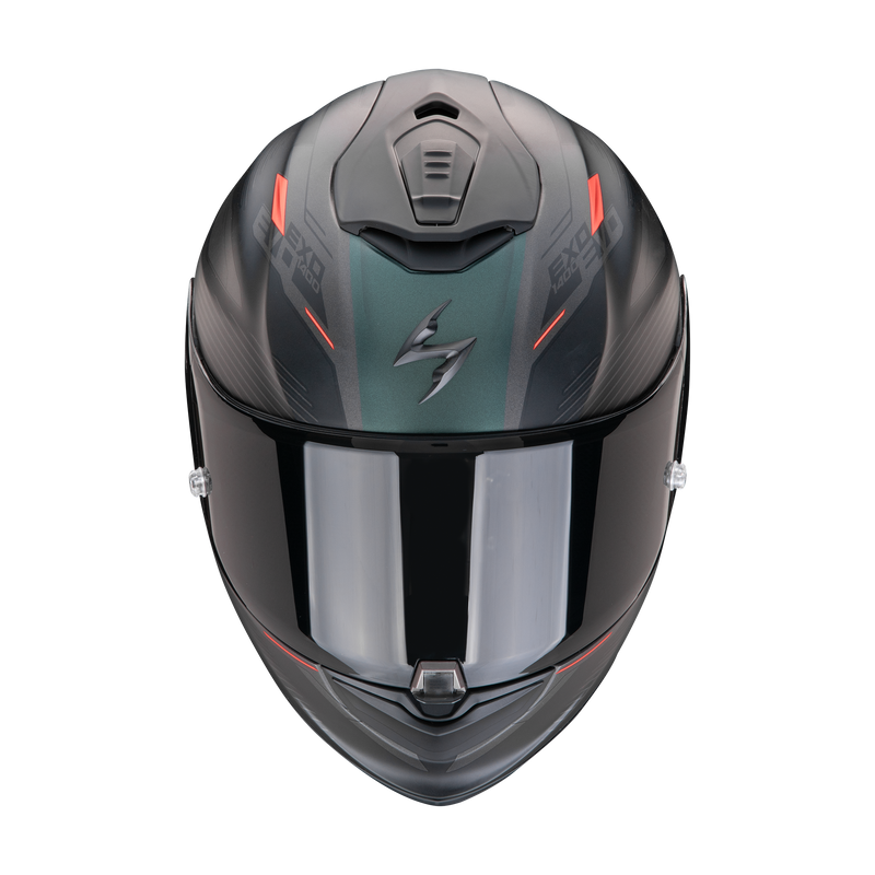 Casco SCORPION EXO-1400 EVO II Air Luma Matt Black-Green