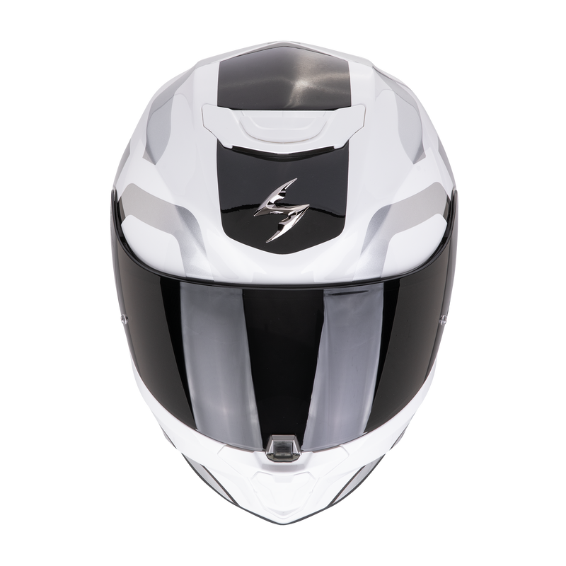 Casco SCORPION EXO-391 Arok White-Black-Silver