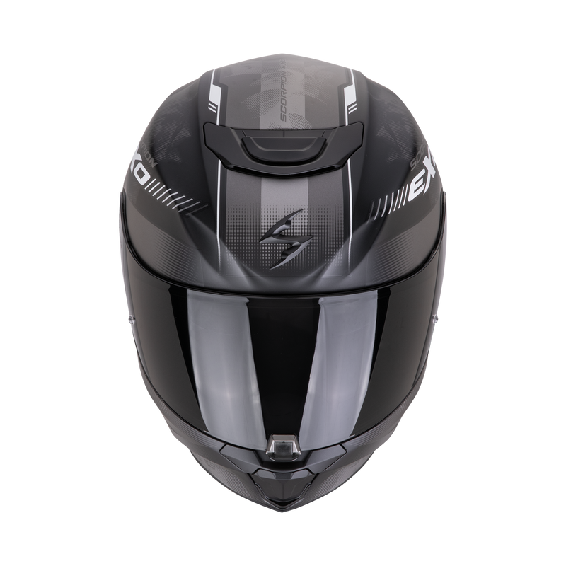 Casco SCORPION EXO-391 Ava Matt Black-Silver