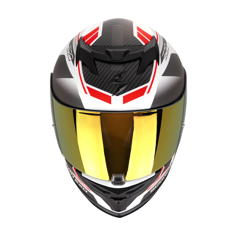 Casco SCORPION EXO-520 EVO Air Lena Matt White-Silver-Red