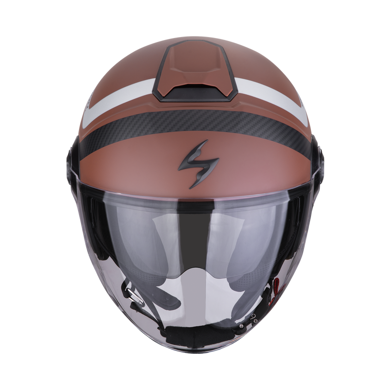 Casco SCORPION EXO-CITY II Riva Matt Brown-Silver