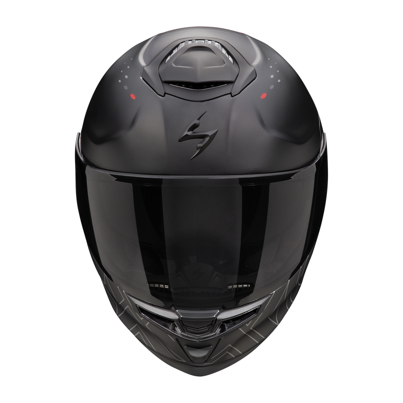 Casco SCORPION EXO-GT SP Air Techlane Matt Black-Grey-Red