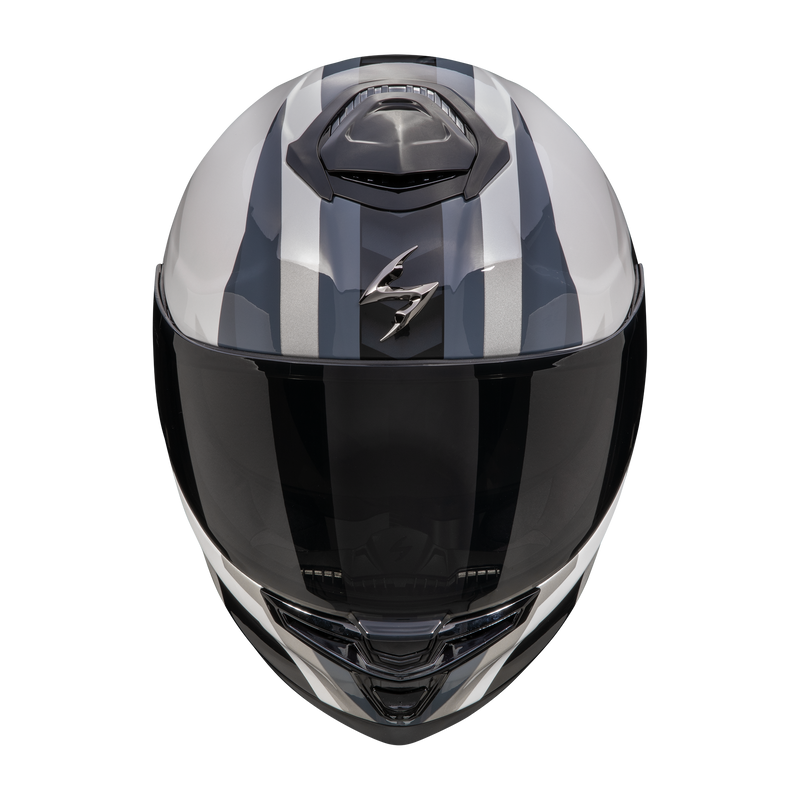 Casco SCORPION EXO-GT SP Air Touradven Pearl White-Silver