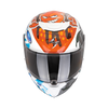 Casco SCORPION EXO-JNR Air THE4ELEMENTS White-Blue-Orange