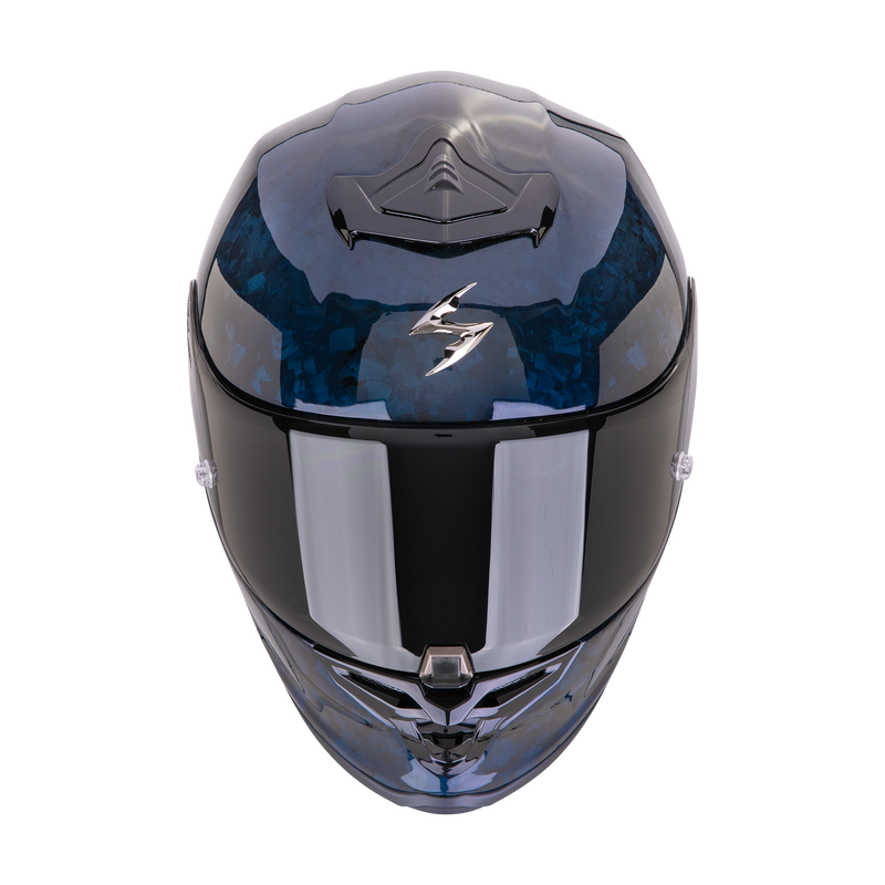 Casco SCORPION EXO-R1 EVO ONYX Carbon Air Solid Blue