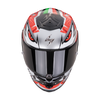 Casco SCORPION EXO-R1 EVO Air Zaccone Replica Silver-Black-Red